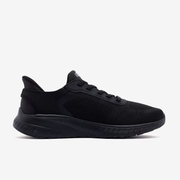 Skechers 118312 BBK Bobs Squad Chaos Solid Step Siyah Erkek Spor Ayakkabı