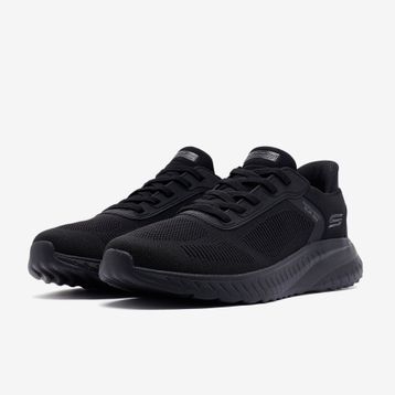 Skechers 118312 BBK Bobs Squad Chaos Solid Step Siyah Erkek Spor Ayakkabı