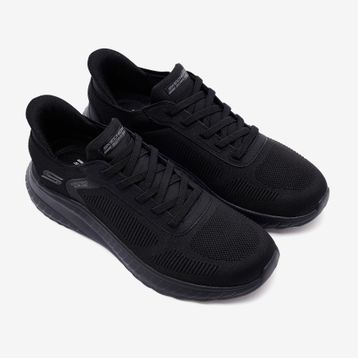 Skechers 118312 BBK Bobs Squad Chaos Solid Step Siyah Erkek Spor Ayakkabı