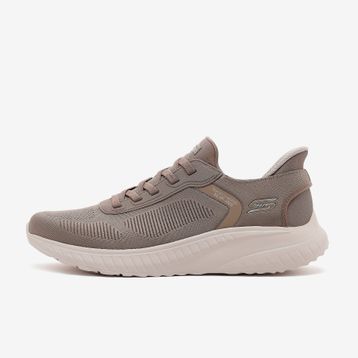 Skechers 118312 DKTP Bobs Squad Chaos - Solid Step Bej Erkek Spor Ayakkabı