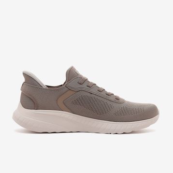 Skechers 118312 DKTP Bobs Squad Chaos - Solid Step Bej Erkek Spor Ayakkabı