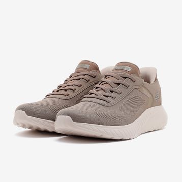 Skechers 118312 DKTP Bobs Squad Chaos - Solid Step Bej Erkek Spor Ayakkabı