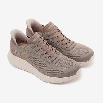Skechers 118312 DKTP Bobs Squad Chaos - Solid Step Bej Erkek Spor Ayakkabı