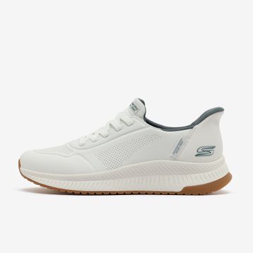 Skechers 118424 WHT Bobs Squad 4-direct Step Beyaz Erkek Spor Ayakkabı