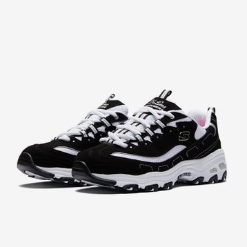 Skechers 11930-BKW D'lites-Biggest Fan Siyah Kadın Spor Ayakkabı