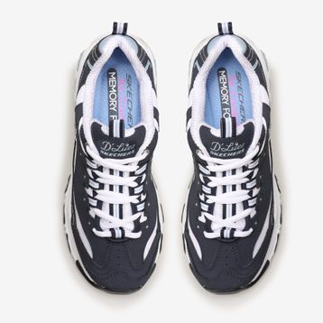Skechers 11930 NVW D'Lites Biggest Fan Lacivert Kadın Spor Ayakkabı