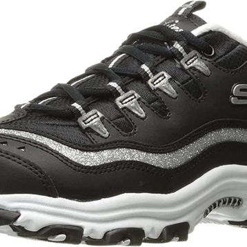 Skechers 11930EW-BKW Siyah D'Lites Interlude Kadın Ayakkabı