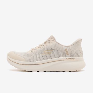 Skechers 125852TK NAT Go Walk Arch Fit N-joy Bej Kadın Spor Ayakkabı
