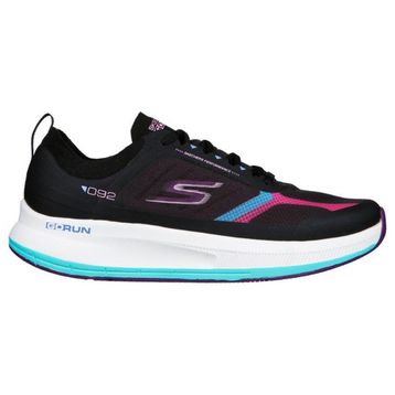 Skechers 128658 BKMT Go Run Pulse - Fast Stride Kadın Çok Renkli Yürüyüş Ayakkabısı