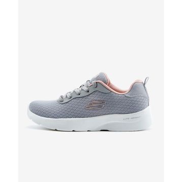 Skechers 12964TK LGPK Dynamight 2.0 Eye To Eye Gri Kadın Spor Ayakkabı