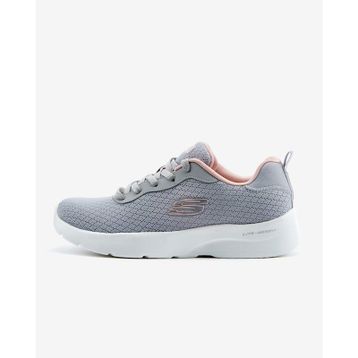 Skechers 12964TK LGPK Dynamight 2.0 Eye To Eye Gri Kadın Spor Ayakkabı