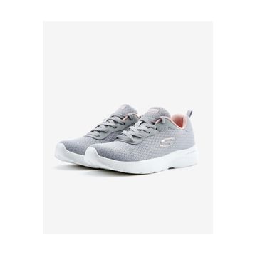 Skechers 12964TK LGPK Dynamight 2.0 Eye To Eye Gri Kadın Spor Ayakkabı