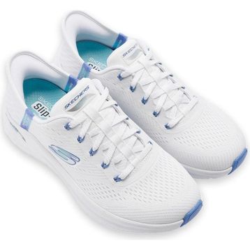 Skechers 150066TK WBL Beyaz Mavi Arch Fit 2.0 Easy Chic Kadın Spor Ayakkabı