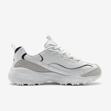 Skechers 150231-WBK D'Lites Beyaz Kadın Spor Ayakkabı