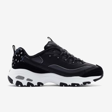 Skechers 150235 BKW D'lites - Golden Chic Siyah Kadın Spor Ayakkabı