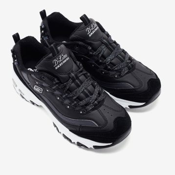 Skechers 150235 BKW D'lites - Golden Chic Siyah Kadın Spor Ayakkabı