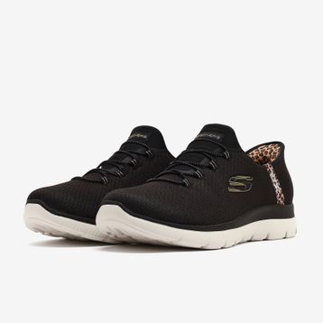 Skechers 150275TK BKMT Summits Leopard Chic Siyah Kadın Spor Ayakkabı