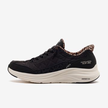 Skechers 150419 BLK Contour Foam-leopard Dream Siyah Kadın Spor Ayakkabı