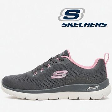Skechers 150754TK CCPK Arch Fit Summits-daily Flow Gri Kadın Spor Ayakkabı