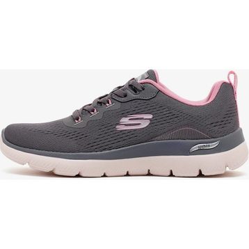 Skechers 150754TK CCPK Arch Fit Summits-daily Flow Gri Kadın Spor Ayakkabı