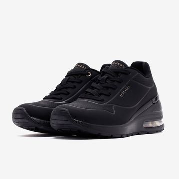 Skechers 155401 BBK Million Air - Elevated Air Siyah Kadın Spor Ayakkabı