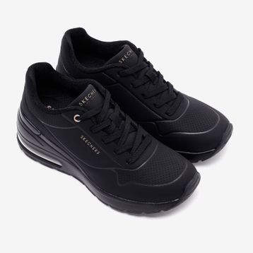 Skechers 155401 BBK Million Air - Elevated Air Siyah Kadın Spor Ayakkabı