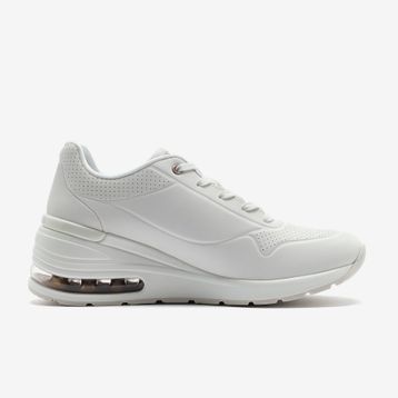 Skechers 155401 WHT Million Air - Elevated Air Beyaz Kadın Spor Ayakkabı
