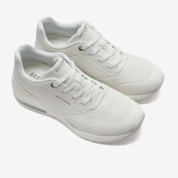 Skechers 155401 WHT Million Air - Elevated Air Beyaz Kadın Spor Ayakkabı