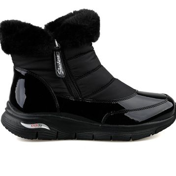 Skechers 167252-BBK Arch Fit Smooth - Cool Puff Siyah Kadın Bot