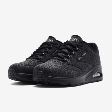 Skechers 177144 BBK Uno Kat Neato Siyah Kadın Spor Ayakkabı