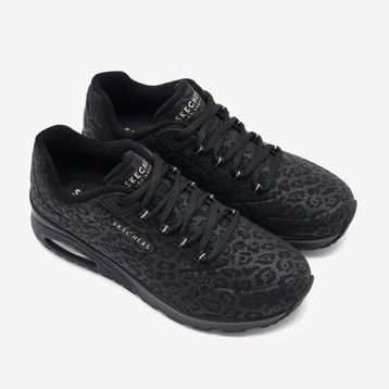 Skechers 177144 BBK Uno Kat Neato Siyah Kadın Spor Ayakkabı