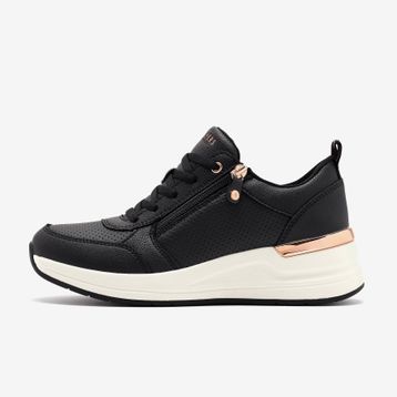 Skechers 177336 BLK Billion 2 - Side Door Siyah Kadın Siyah Spor Ayakkabı