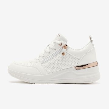 Skechers 177336 WHT Billion 2 - Side Door Beyaz Kadın Beyaz Spor Ayakkabı