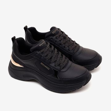 Skechers 177447 BBK Hazel 2 - Stunning You Siyah Kadın Spor Ayakkabı