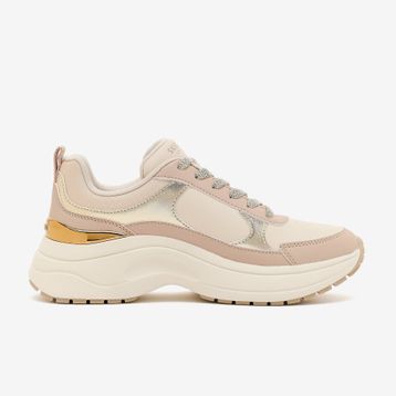 Skechers 177447 NAT Hazel 2 - Stunning You Bej Kadın Spor Ayakkabı