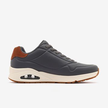 Skechers 183007 CHAR Uno - Tailored Air Gri Erkek Spor Ayakkabı