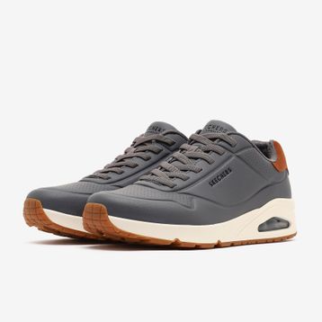 Skechers 183007 CHAR Uno - Tailored Air Gri Erkek Spor Ayakkabı