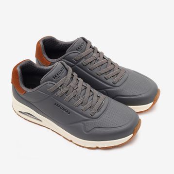 Skechers 183007 CHAR Uno - Tailored Air Gri Erkek Spor Ayakkabı
