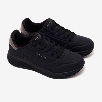 Skechers 190265 BBK Uno Lite 2 Siyah Kadın Spor Ayakkabı