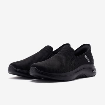 Skechers 216600 BBK Go Walk Arch Fit 2.0 - Hands Free 2 Siyah Erkek Spor Ayakkabı