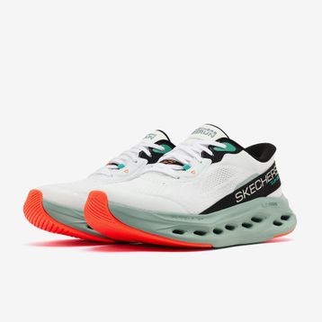 Skechers 220421 WMLT Max Cushioning Glide-step - Advert Beyaz Erkek Koşu Spor Ayakkabı