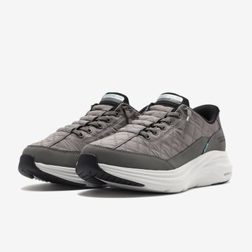 Skechers 232619 CCBK Vapor Foam Cozy Fit Gri Erkek Spor Ayakkabı