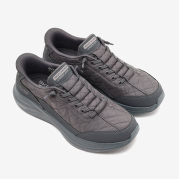 Skechers 232619 CHAR Contour Foam - Cozy Fit Gri Erkek Spor Ayakkabı