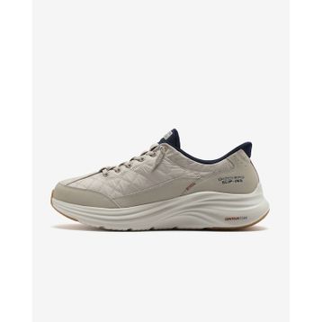 Skechers 232619 NTNV Vapor Foam Cozy Fit Bej Erkek Spor Ayakkabı
