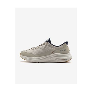Skechers 232619 NTNV Vapor Foam Cozy Fit Bej Erkek Spor Ayakkabı