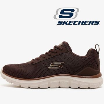 Skechers 232758TK CHOC Track-leshur Kahverengi Erkek Spor Ayakkabı