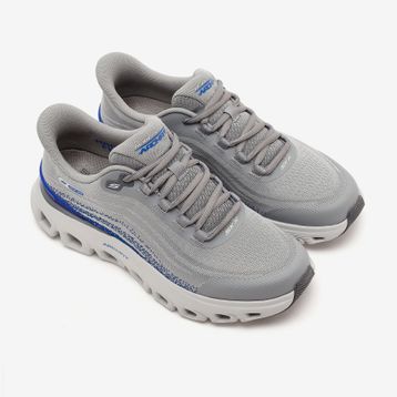 Skechers 233194 GYBL Arch Fit Glide-step Wave Gri Erkek Spor Ayakkabı