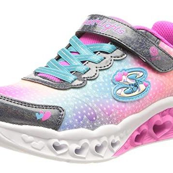 SKECHERS 302315L NVMT Flutter Heart Lights-Simply L Büyük Kız Çocuk Lacivert Işıklı Spor Ayakkabı