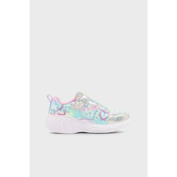 Skechers 303063L SMLT Unicorn Dreams Heart Gri Çocuk Spor Ayakkabı