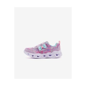 Skechers 303258N LVMT Heart Lights Boogie Land Mor Çocuk Işıklı Spor Ayakkabı
